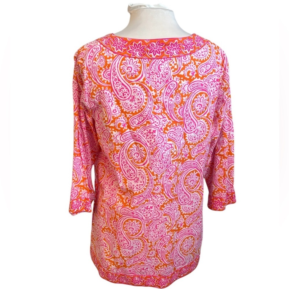 Gretchen Scott Split Neck Tunic - Large - image 3